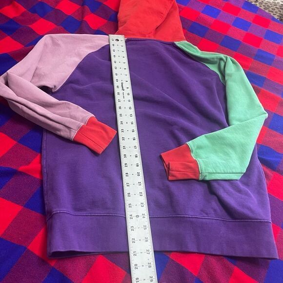 Teddy Fresh Colorblock Sweatshirt Hoodie Size Large - Picture 12 of 12